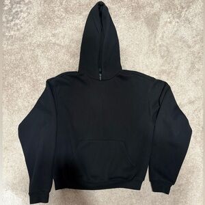 SKIMS COTTON FLEECE CLASSIC HOODIE | ONYX